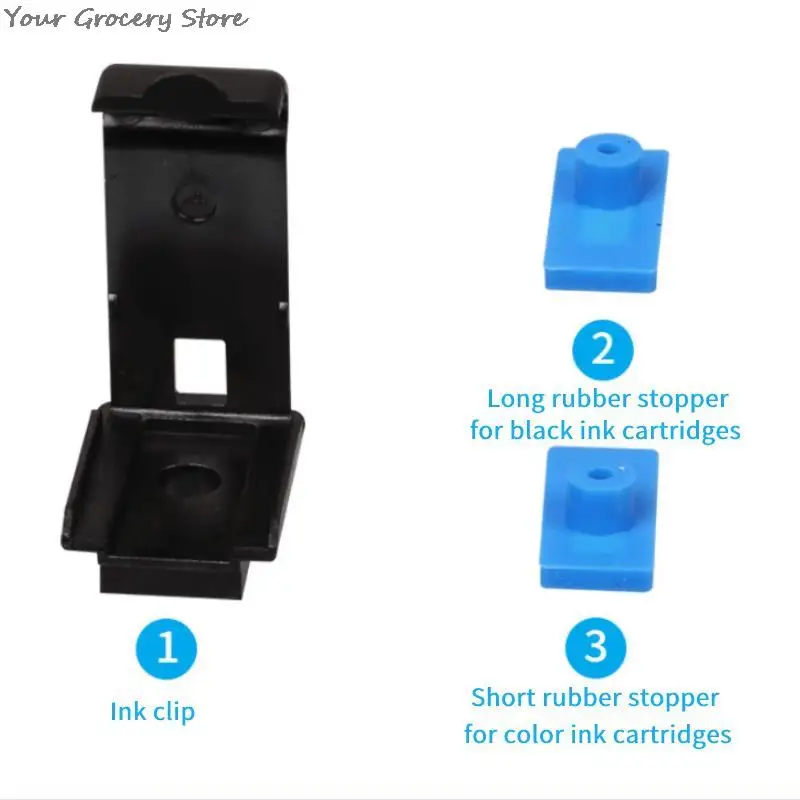 Ink Cartridge Tool Clip Cartridges Refill Kit For HP Printer 121 122 140 141 300 301 302 21 22 61 650 652