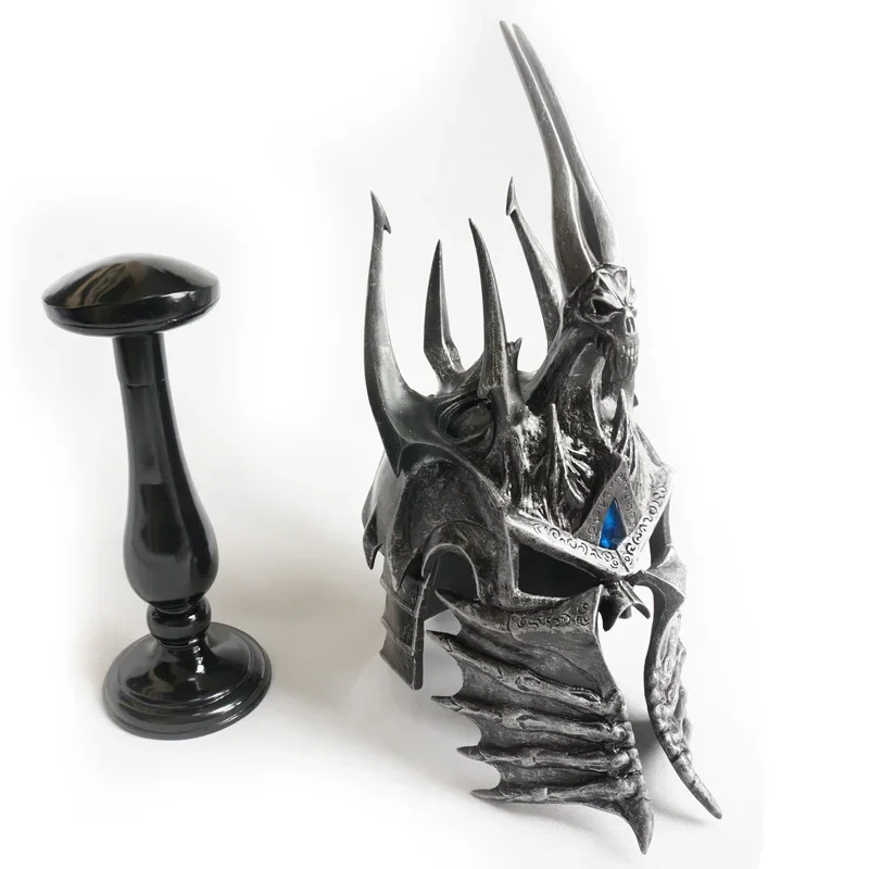 [ตลก] 1:1 WOW Lich King หมวกกันน็อคของเล่นเรซิ่นรวมยืนของสะสมโมเดลผู้ใหญ่ชุดคอสเพลย์ผู้หญิงของขวัญปาร์ตี้