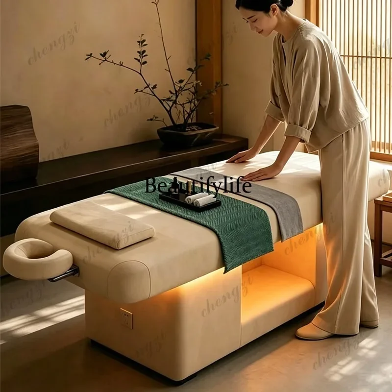 F150 New storage beauty bed medical beauty Thai ear picking massage bed high-end beauty salon with luminous
