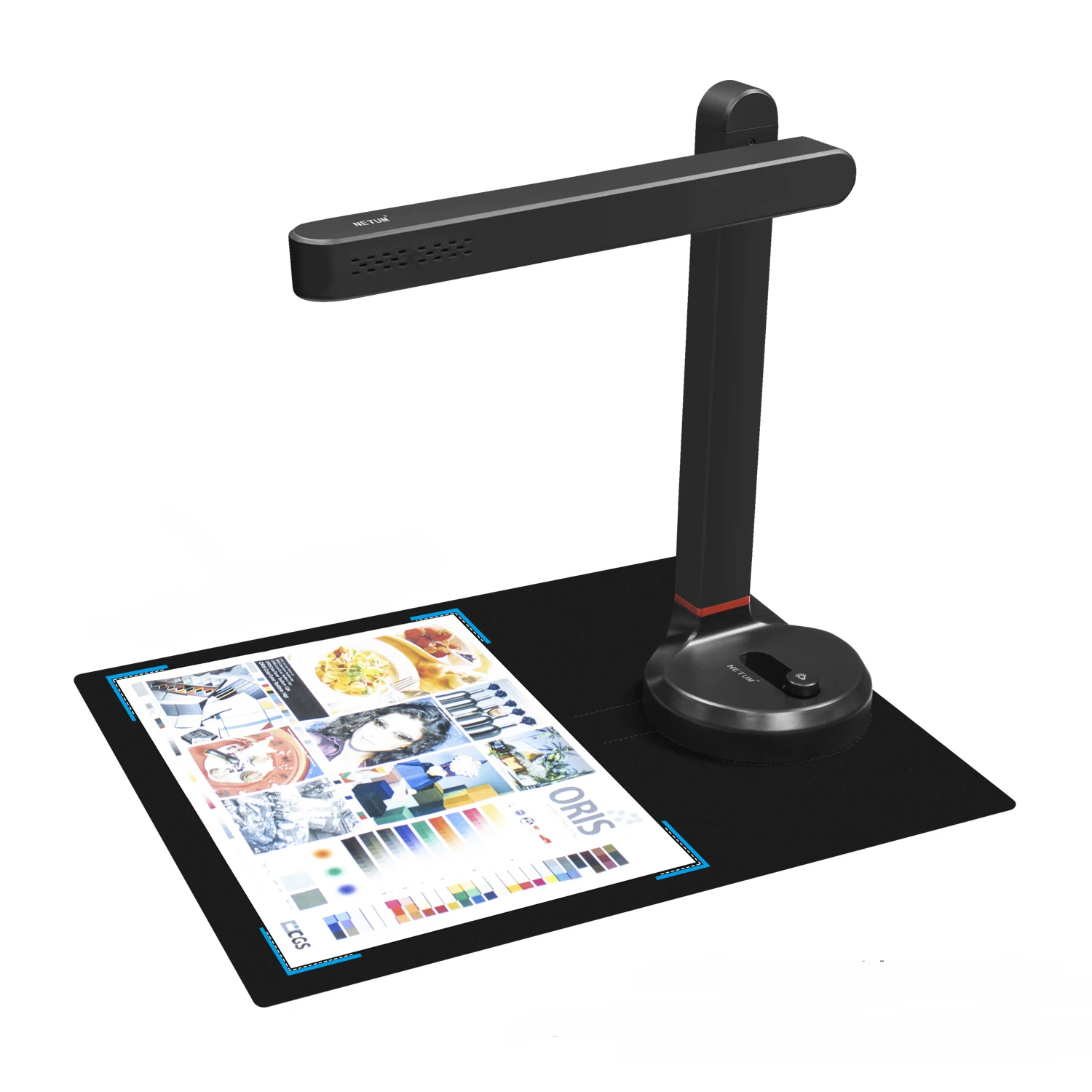 Manufacturer's USB Interface A4 Flat Bed Foldable Overhead 20MP CMOS Sensor Book & Document Scanner With OCR Stock