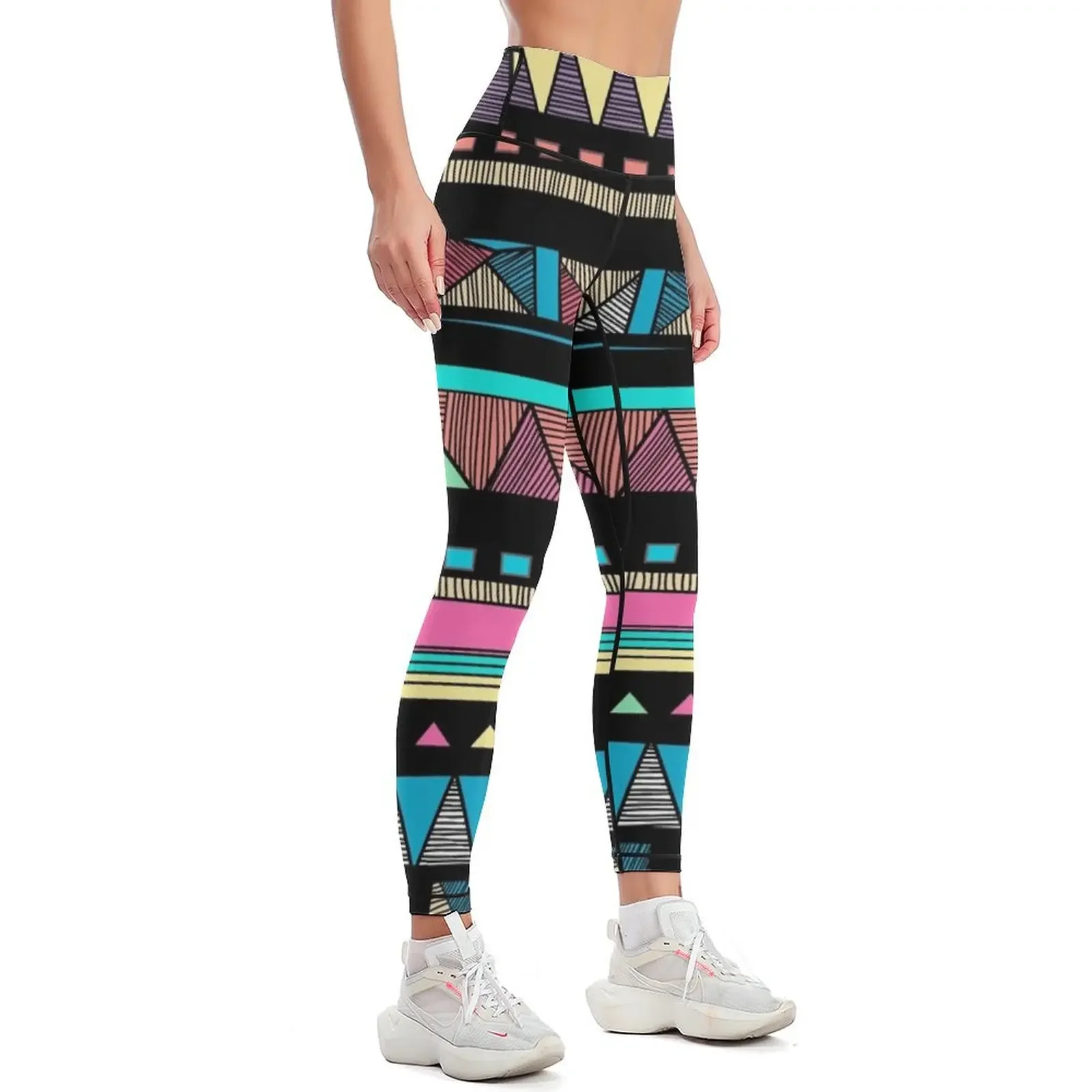 Tribal Pattern Leggings push up legging Women sportwear sport set Clothing fitness Womens Leggings