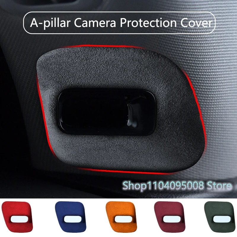 

For Xpeng G9 2022 2023 2024 Car Door Side A-pillar Camera Protection Cover Interior Trim Auto Styling