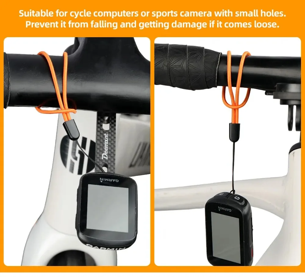 Deemount Hochelastisches Fahrrad-Computer-Schutzseil, universelles Handgelenkband für Computer und Mobiltelefone – Detail 4