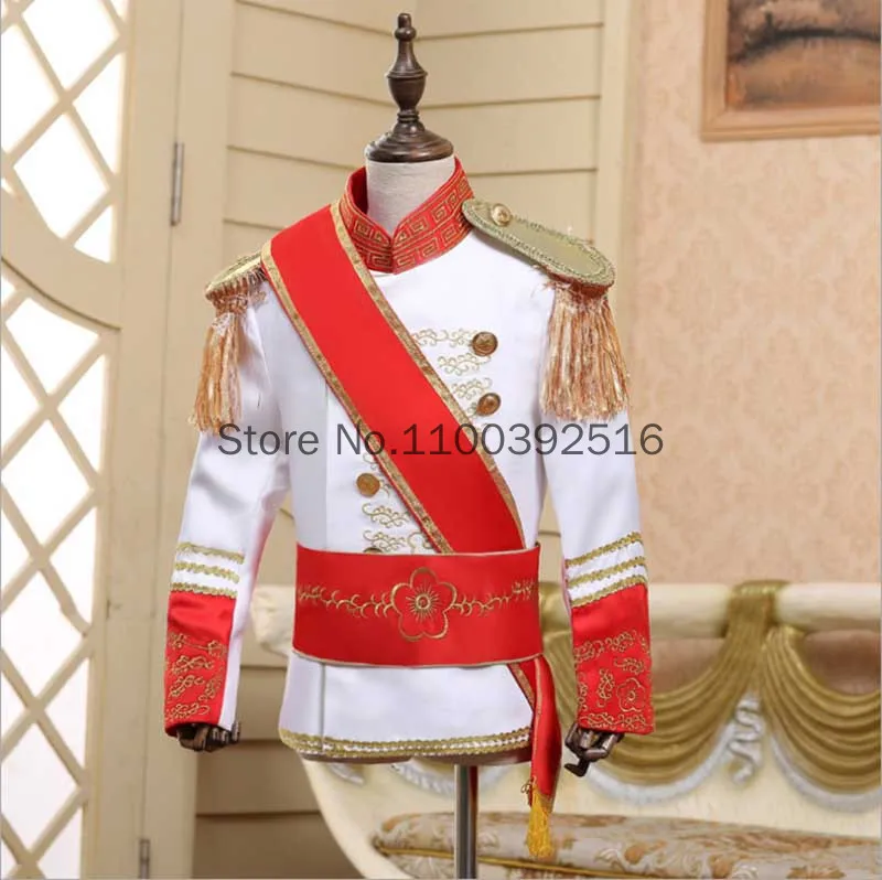 Children`s New Year Costume Sets Fantasia Boys Kids Carnival Cosplay Commander in Chief Costume Party Fancy Dress Gift For Boys