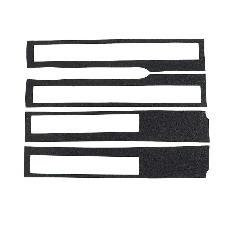 For Hummer H2 2003-2007 PVC Black Car Built-in Door Sill Strip Protection Trim Scratch Sticker Car Accessories