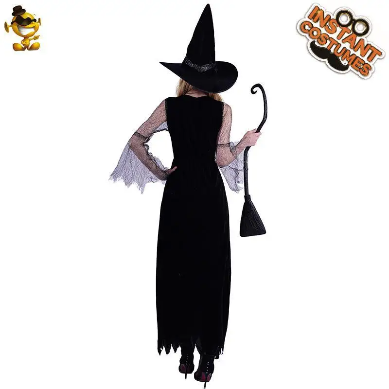 الكبار loween Bla فستان من الدانتيل الساحرة تنورة تأثيري حلي مرحلة الأداء الدكتور المرأة الاسمية موضوع تصميم Faionable