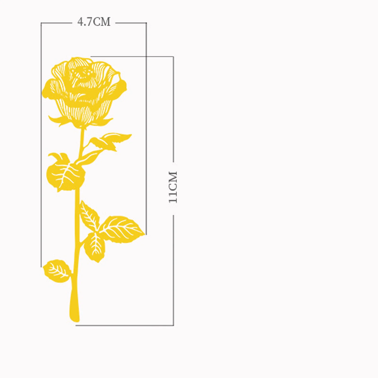 Delicate Hollow Rose Bookmark Metal Book Marks Page Marker Paper Reading Stationery Supplies Festival Gifts