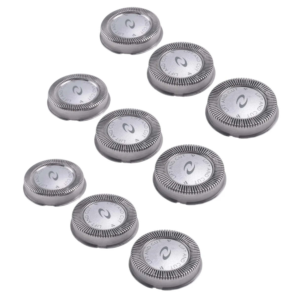 Cabeça de barbear de substituição, 9 peças para philips norelco hq3 hq4 hq55 hq56 hq6900 hq6868 hq5812 hq6874 lâmina de barbear