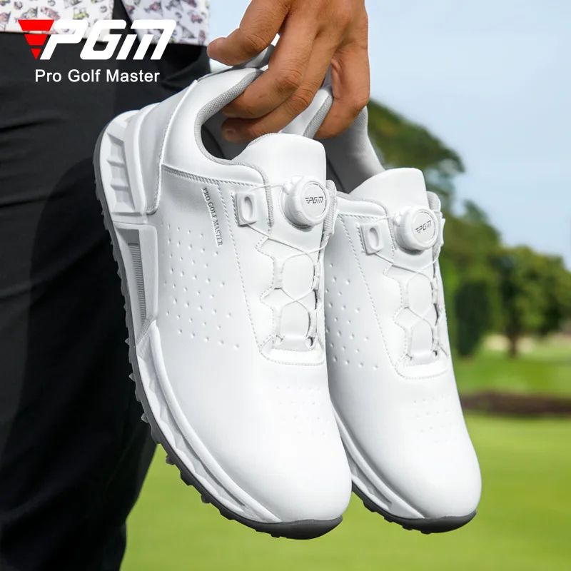 

PGM new golf shoes men's cushioning rebound sports shoes summer men's shoes knob shoelaces breathable