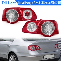 For VW Passat B6 Sedan 2006 2007 2008 2009 2010 2011 Tail Light Rear Stop Brake Turn Signal Fog Lamp Reflector Car Accessories