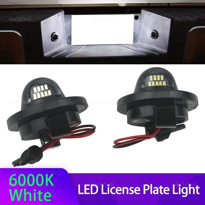 

2pcs LED License Plate Light Canbus Number Lamp No Error for Ford F150 F250 F350 Explorer Sport Ranger Excursion Expedition