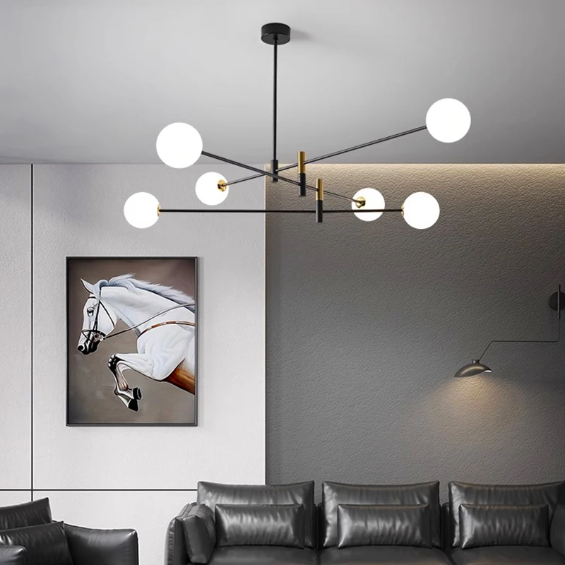 lustres led nordicos para decoracao de casa sala de estar luzes pendentes iluminacao interna sala de jantar smart home 01