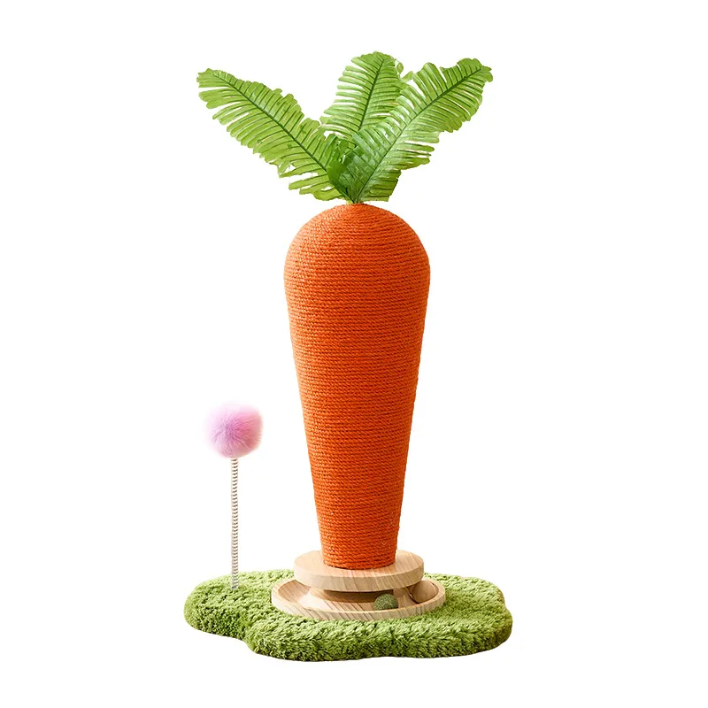 

scratching column carrot scratching board climbing frame integrated wear-resistant non-crumb cat claw grinding toy