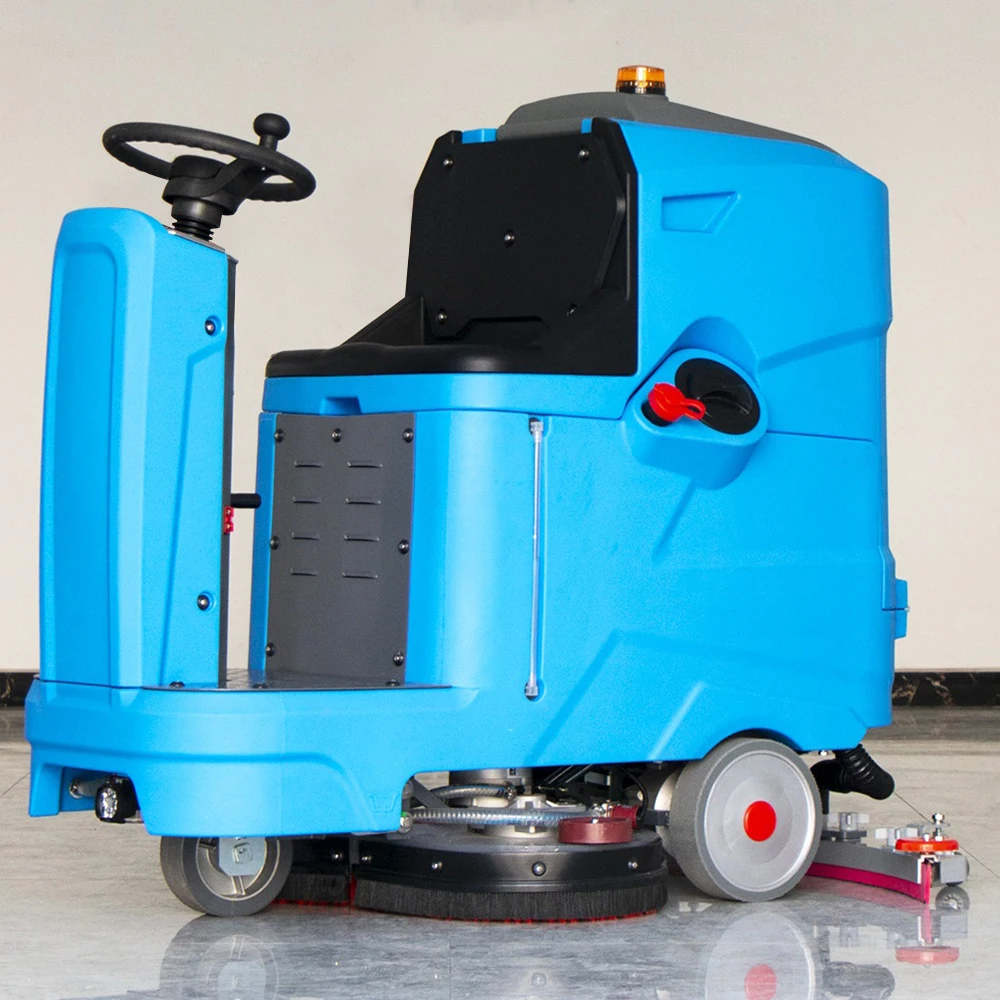 

Light Weight Industrial Commercial Manual Warehouse Compact Wireless Floor Scrubber Cleaning Machine