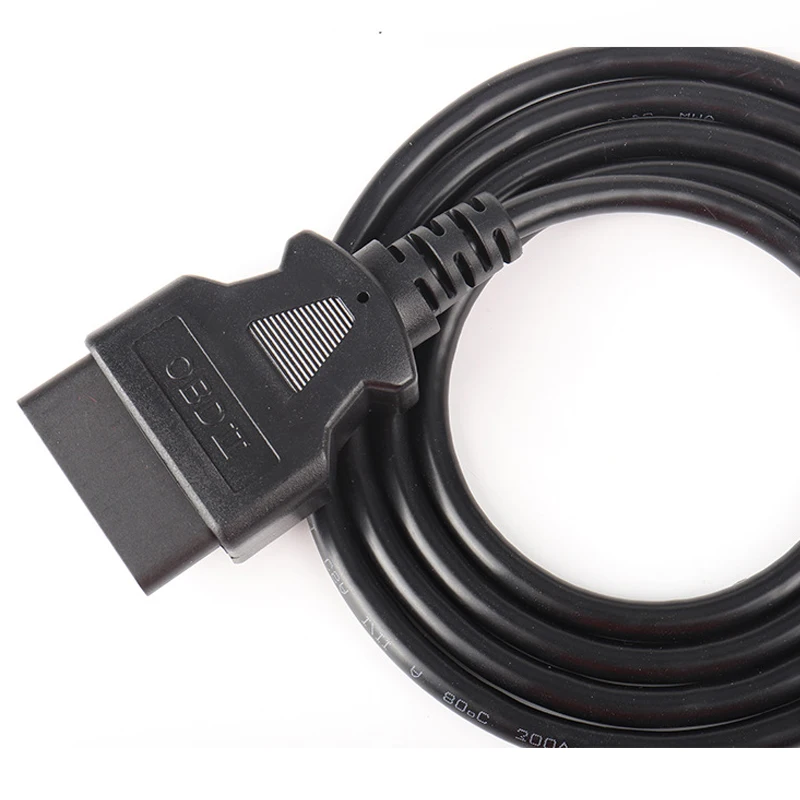 Extension Cord Male To 16 Pin Female OBD II Connector OBD2 Extension Cable OBD2 16 Pin ELM327 Car Scanner Convert Adapter