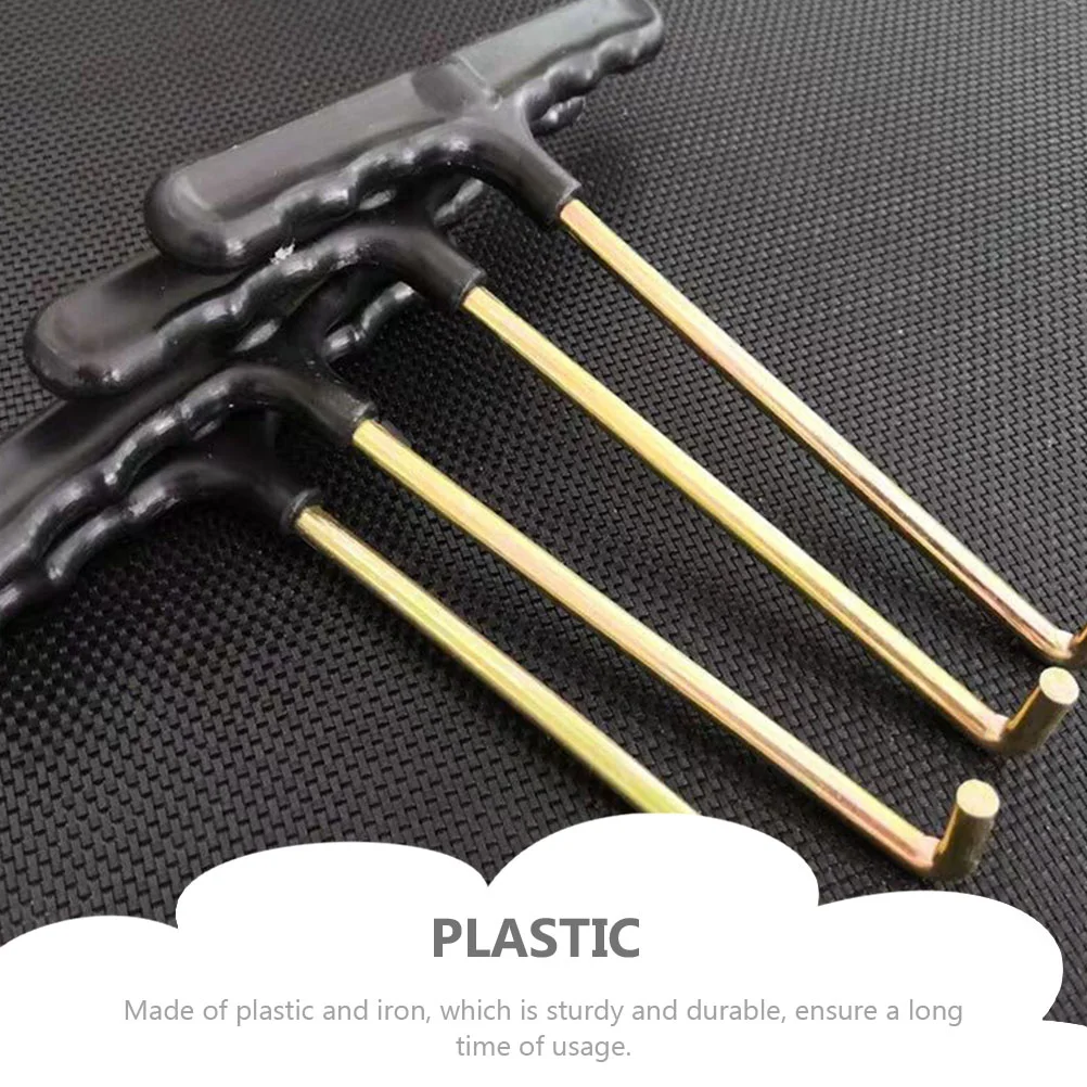 5 Pcs Skate Shoe Hook Lace Pullers Portable Shoelace Tighteners T-shaped Tighting Tool Roller Tools