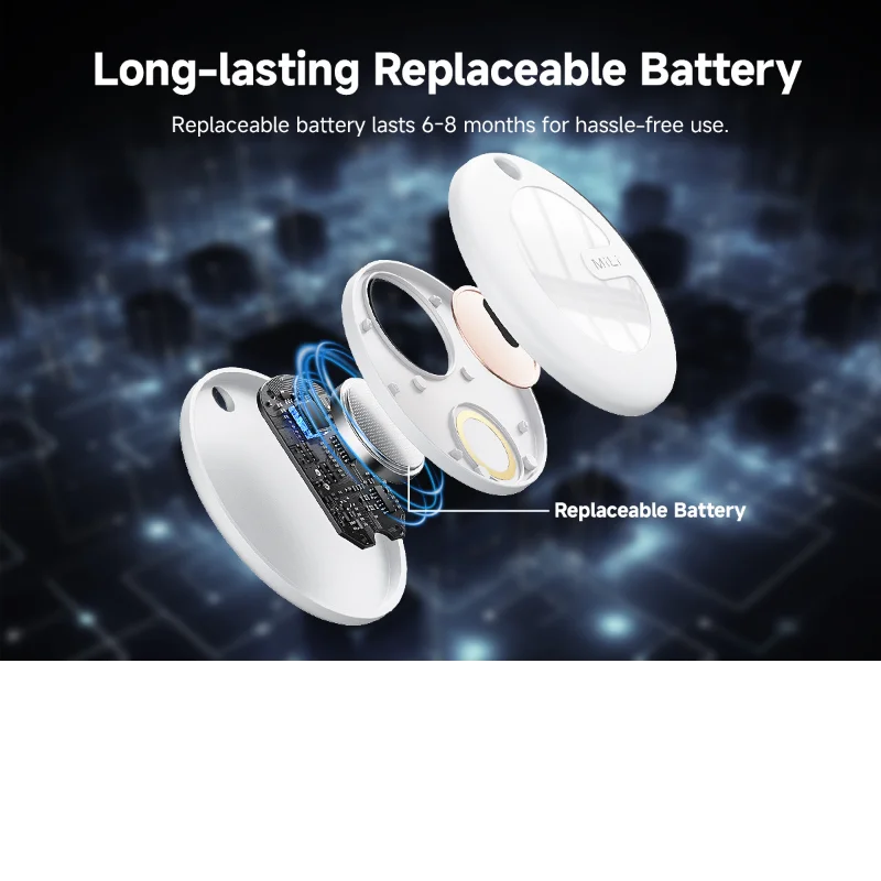 New Mili Mitag Go Smart Tracker For Android Item Finder And Locator Work With Bluetooth Google Find My Device Anti-lost Air Tag