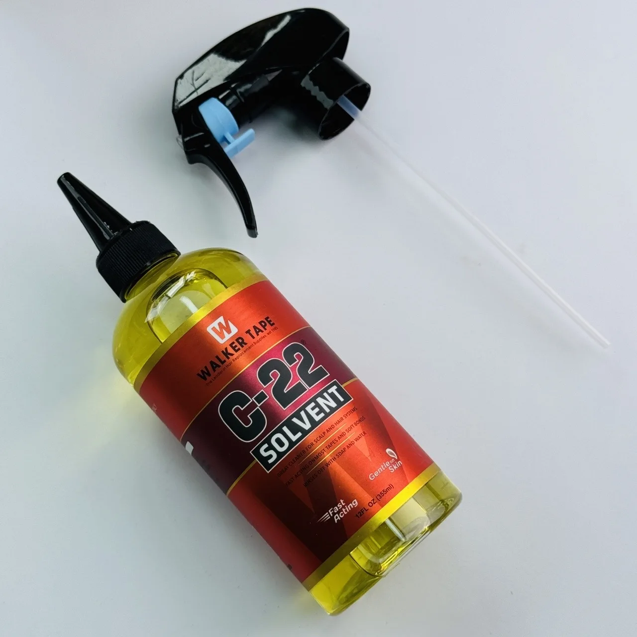 355ml/118ml Walker Tape C-22 Solvent Lace Glue Remover Spray, Fast Acting Adhesive Remover for Lace Wigs Toupee Hair Tape
