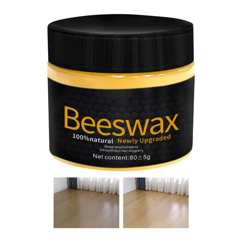 Wood Beeswax Polish Furniture Wax For Covering Scratches Deep Nourishment Wood Furniture Maintenance Wax Wood Floors Wax