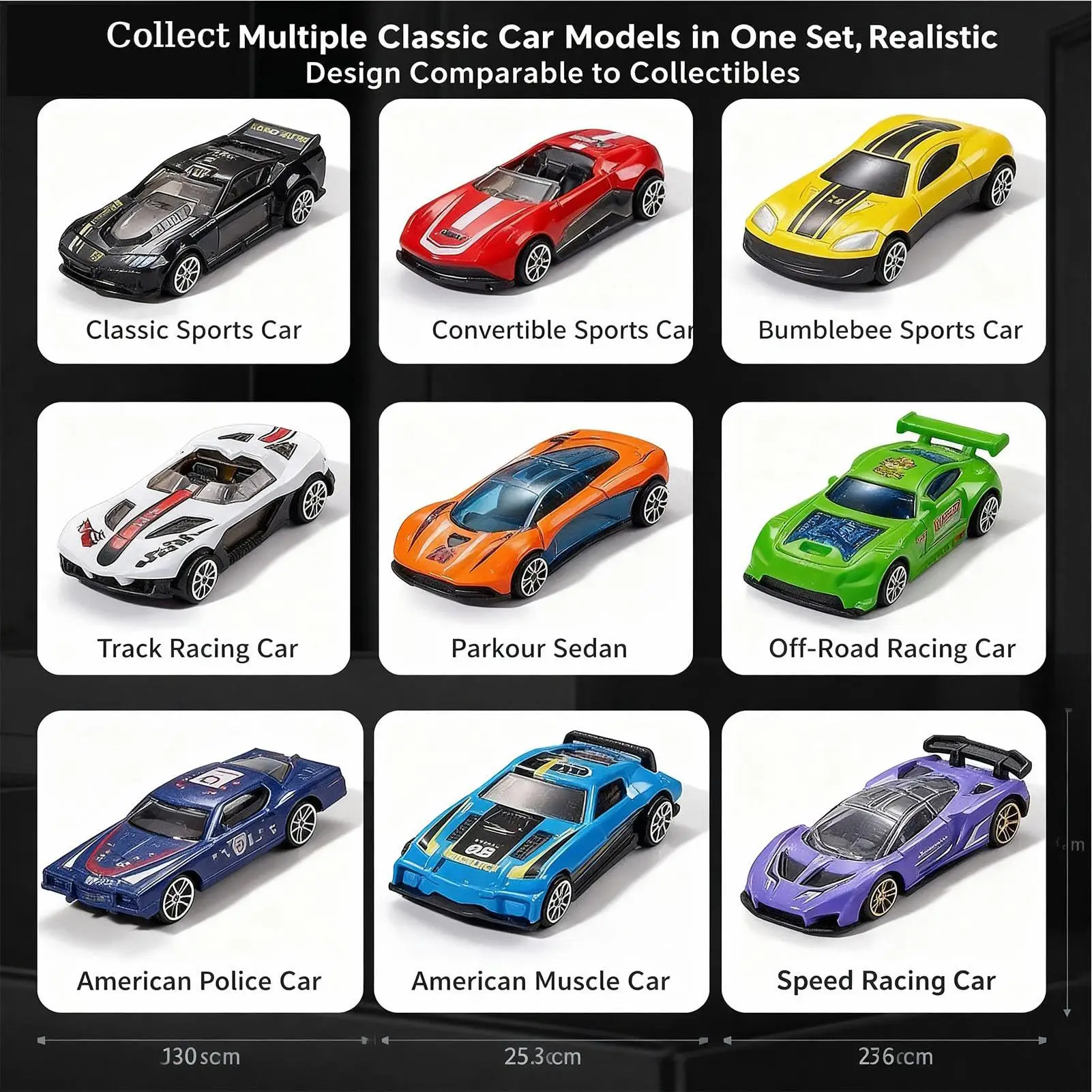 Auto da tirare indietro 24 pezzi Macchinine pressofuse Veicoli tascabili piccoli Mini set di auto Assortimento per bambini Bambini Ragazzi Ragazze