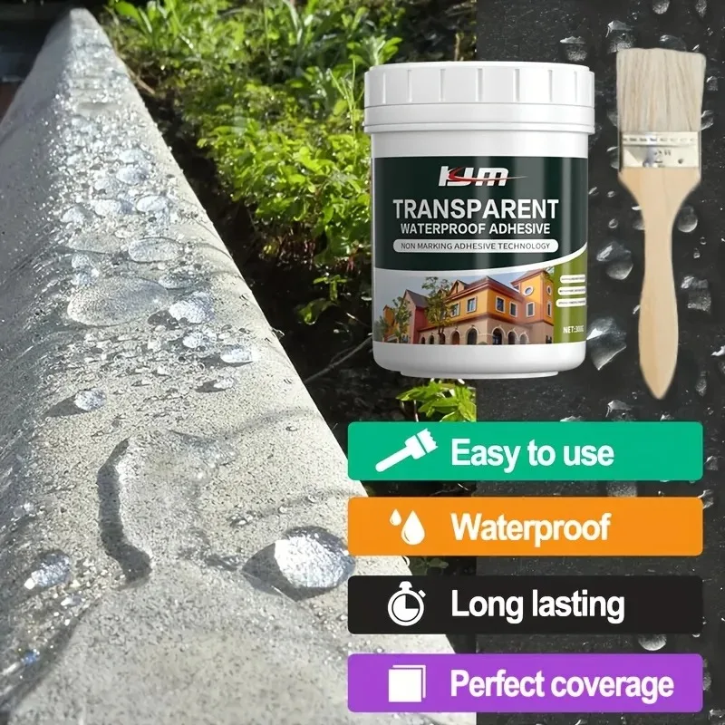 Super Invisible Waterproof Repair Agent, RV & Indoor Use, Long-Lasting Protection, Easy Application, Water-Resistant Sealant