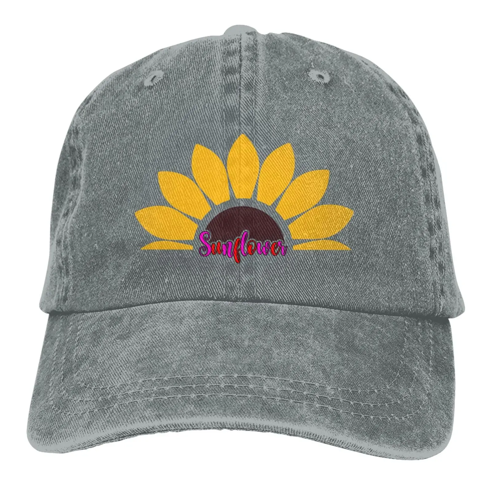 

Sunflower Baseball Cap Golf Dad Hat Adjustable Original Classic Low Profile Cotton Hat Fashion Adult Snapback Cap For Men Women