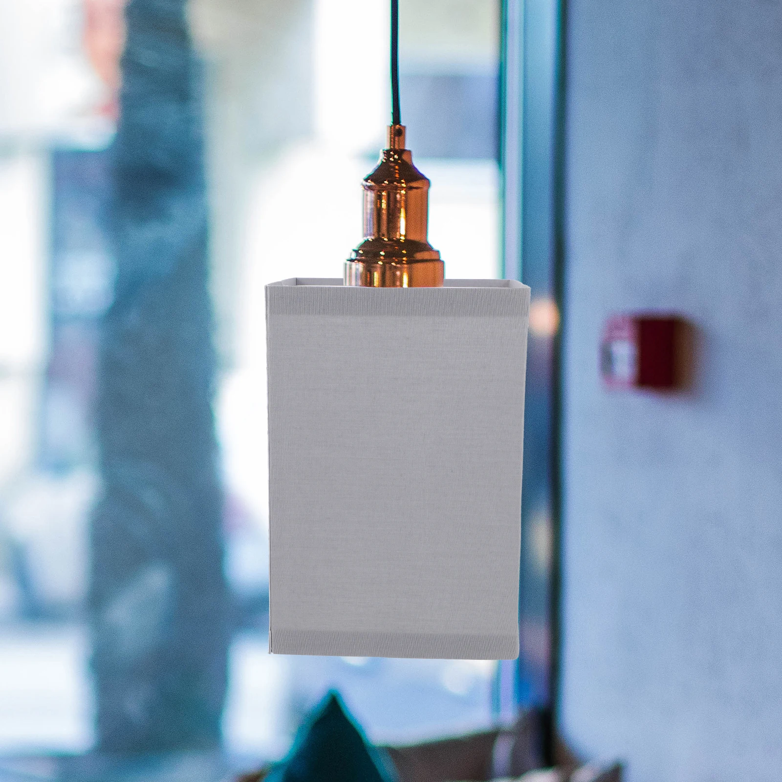 

Sturdy Cloth Lampshade Replacement Fabric Lamp Shade Square Floor Table Lamp Shade For Bedroom Living Room Decorative Light