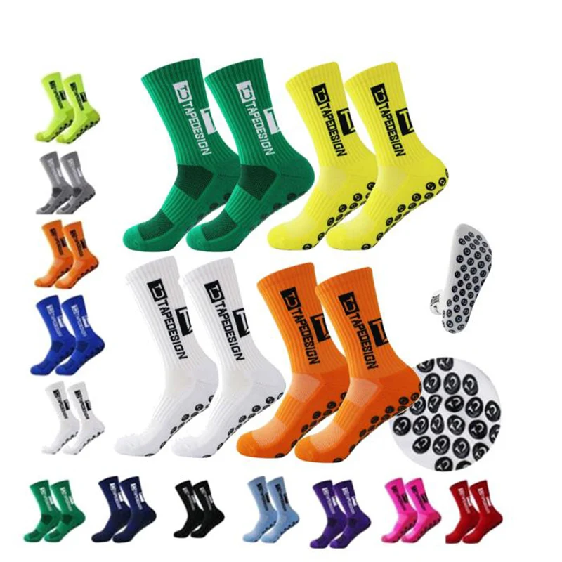 1pairs of adhesive dots for anti slip sweat absorption and odor prevention football socks 2025 new sports socks Yoga Socks