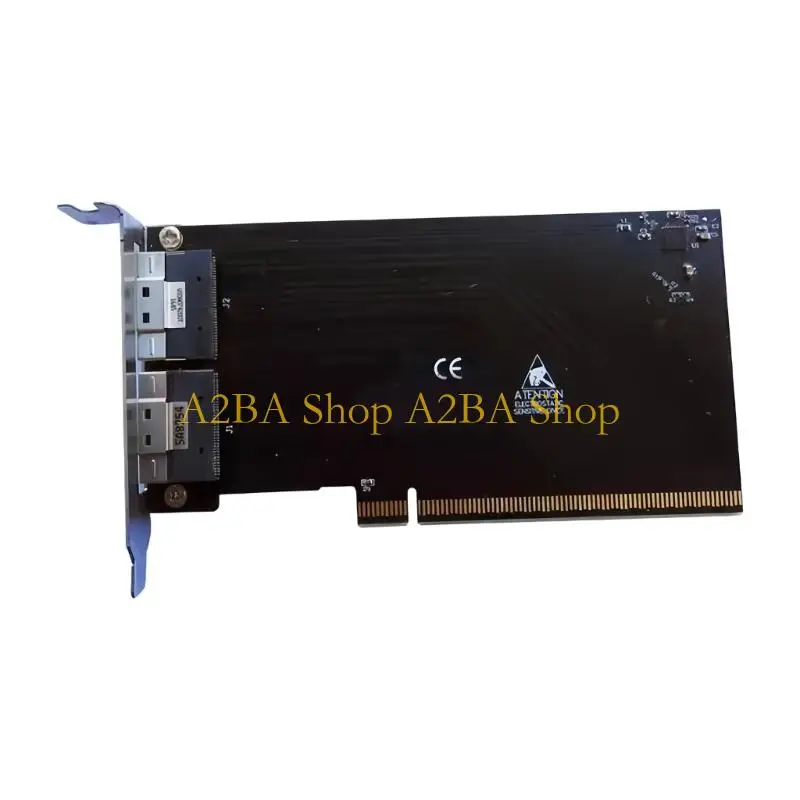 A2BA PCIe4.0 Ready X16 To 2 Port SFF 8654 Adapter Supporting High Bandwidth GPU Setups