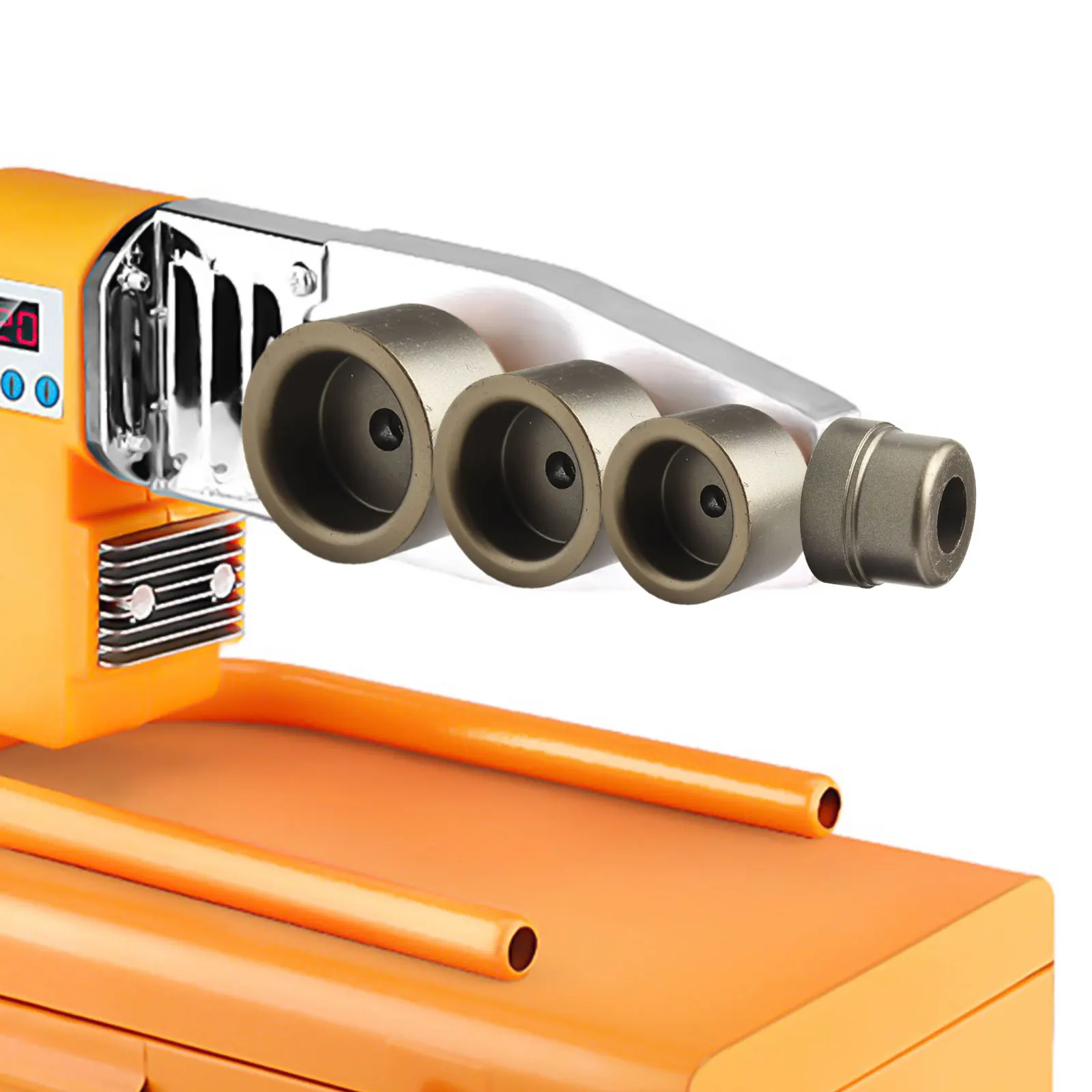 

Сварочная головка для труб PPR, инструмент для горячей сварки 40*63 мм, для аппаратов стыковой сварки, с прочной конструкцией из алюминиевого сплава для долговечности