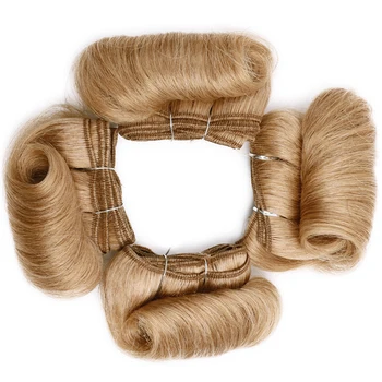 Tissage en lot brésilien Remy 100% naturel bouclé blond, cou...