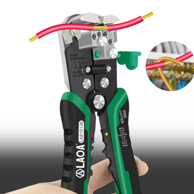 Multi-Function Wire Stripper Automatic Electrician Pliers Wire Stripper Save Labour Tool Cable Cutter Voltage Line Disconnection