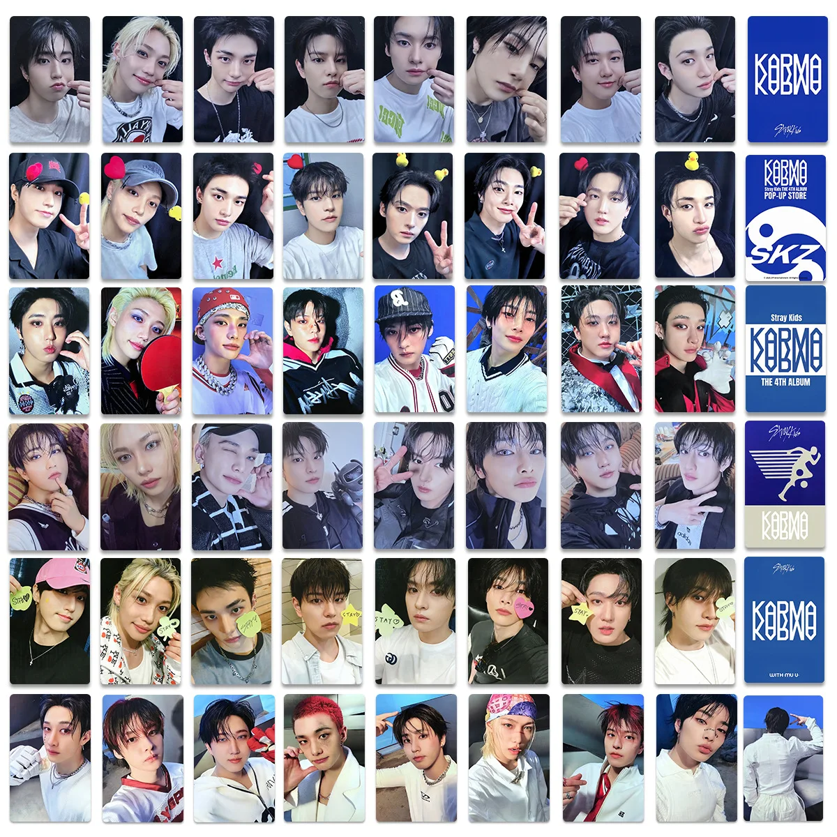 

STRAY KIDS album KARMA peripheral small card limited edition card HOORAY album card SKZ special small card