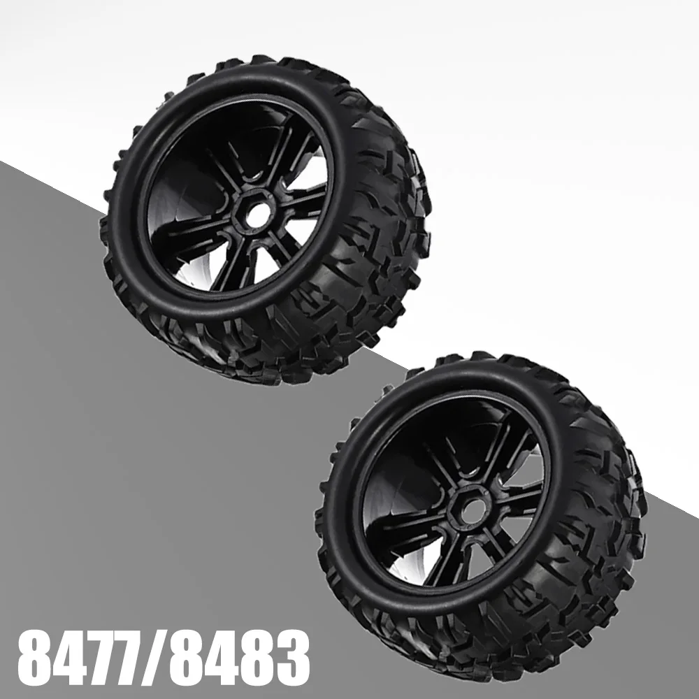 

4pcs 1/8 Scale 17mm Hex 8477/8483 RC Truck Tires Wheels Set With Tool For Car ZDRacing JLB Cheetah Monster Flux Parts