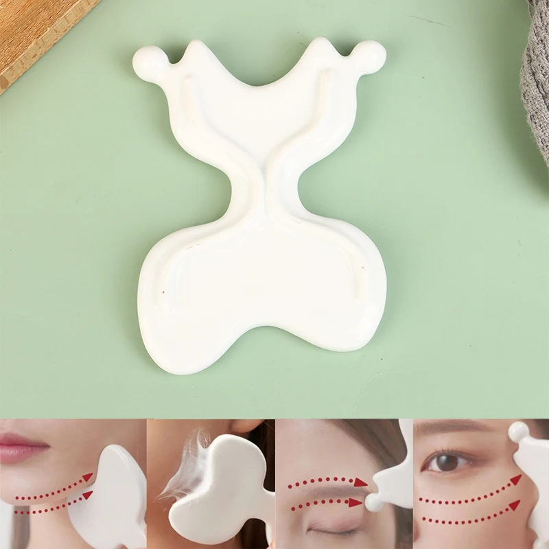 Small Goldfish Style Skin Scraping Ceramic Gua Sha Multifunctional Board Body Carving Whole Body Point Acupuncture Open Back