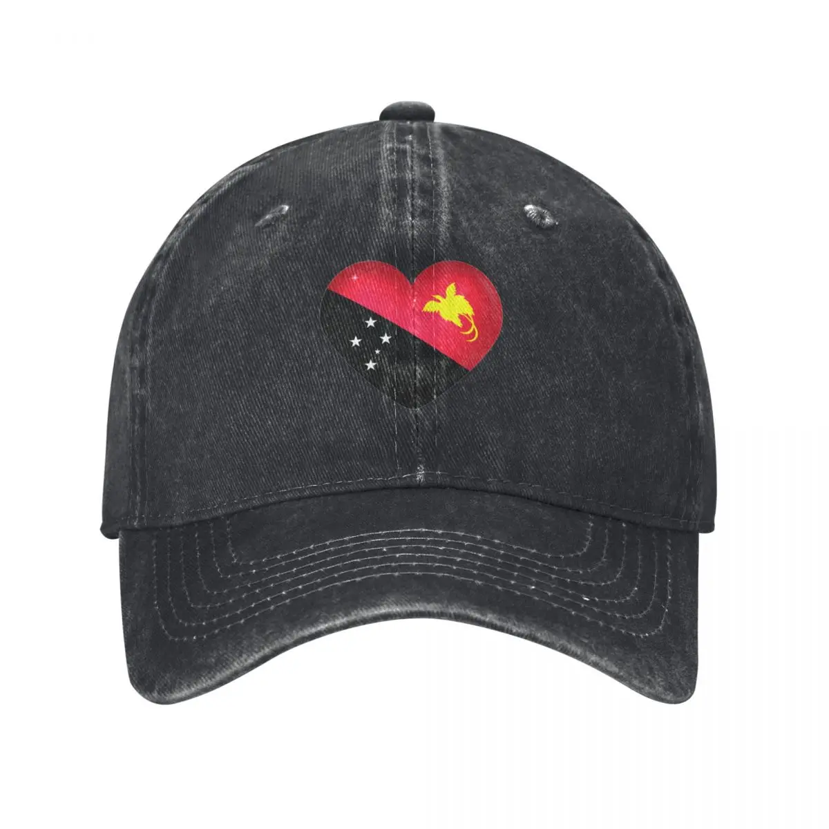 My heart is in Papua New Guinea, Love Papua New Guinea. Baseball Cap summer hat Sun Cap dad hat Luxury Woman Men's