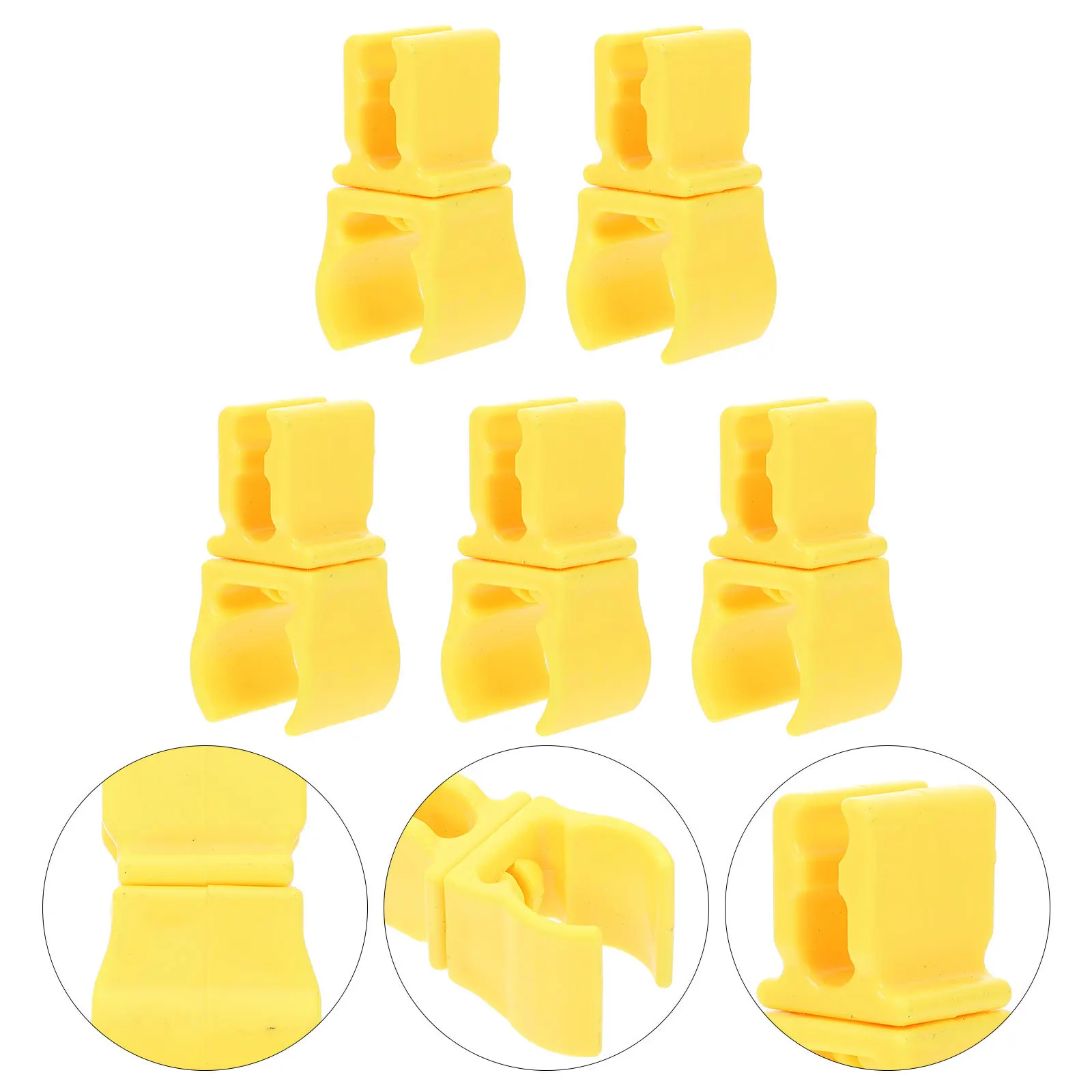 

5Pcs Football Door Connector Clip Premium Plastic Reusable Fixer for Soccer Goal Dog Training Ring Outdoor Sports Equipment