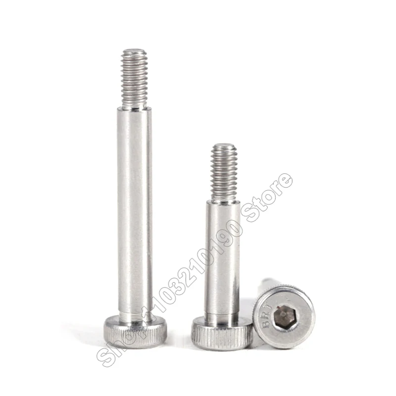 M3 M4 M5 M6 M8 M10 Stainless Steel Hex Hexagon Socket Knurled Head Roller Bearing Shoulder Screw Positioned shaft Stripper Bolts