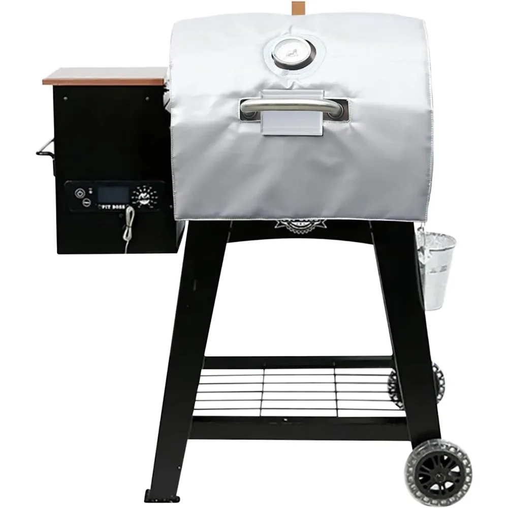 

Insulation Blanket Wood Pellet Smoker Grill 550 540 500 Winter Smoking Silver