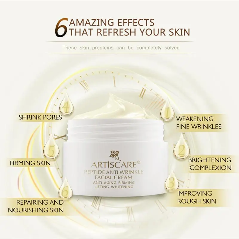 

Turmeric Face Cream Brightening Moisturizers Anti-wrinkle Hydrating Polypeptide Snail Repair Oil Control Creams TSLM1