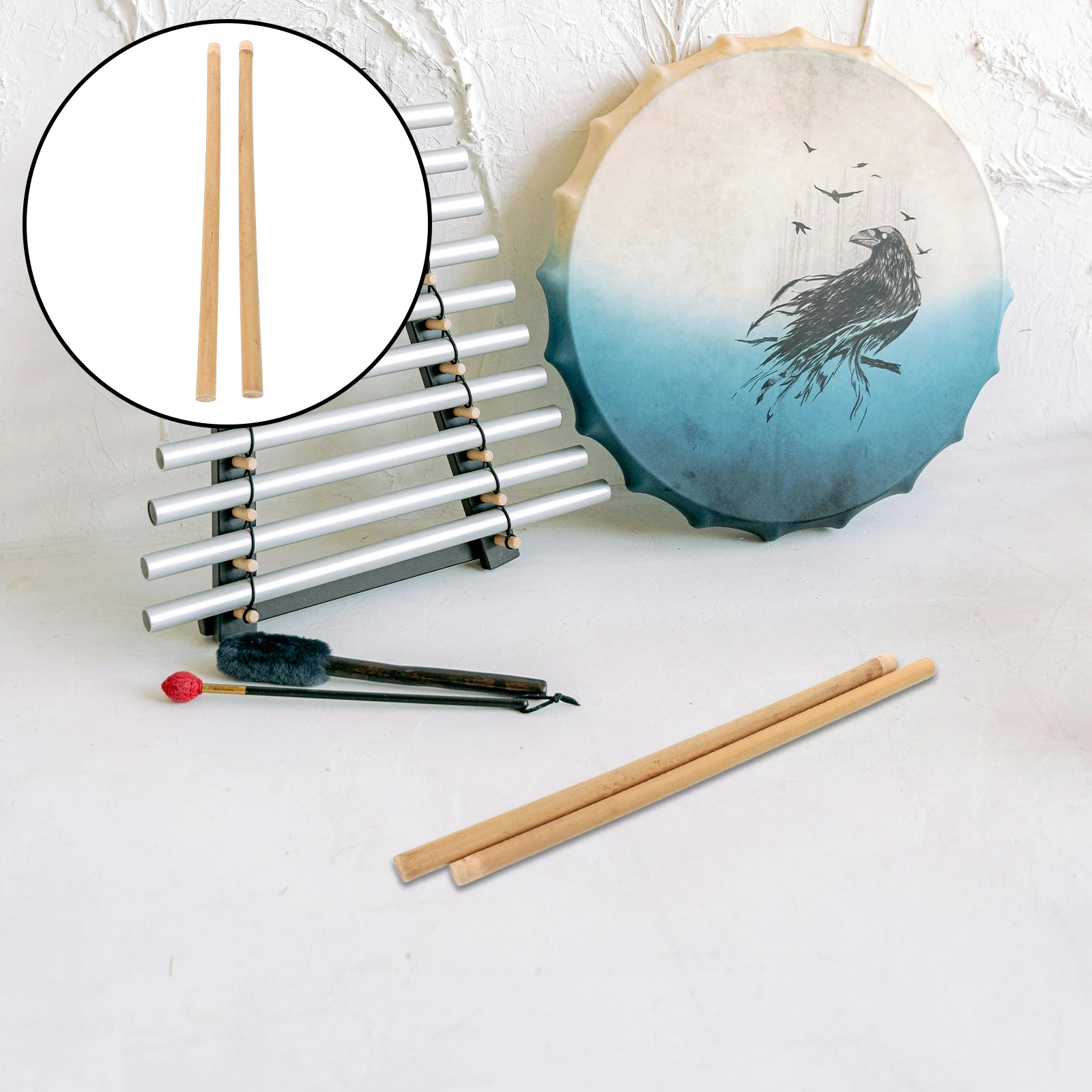 

Professional Drum Stick Musical Sticks Kids Drumsticks Wood Rhythm Children Bass
