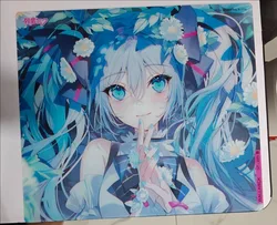 WALLHACK4.0 MIKU same replica e-sports FPS tempered glass mouse pad (Gorilla Glass, copy)