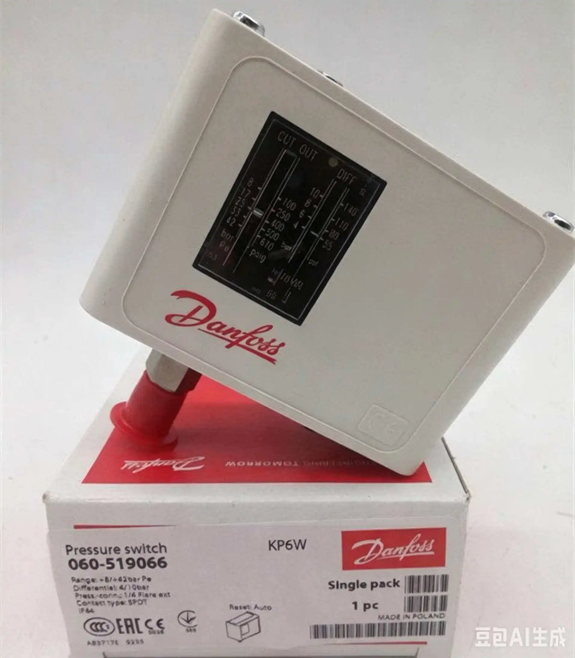 

Danfoss Pressure Control Controller KP1, KP2 KP36 KP35 KP7W S KP6W B