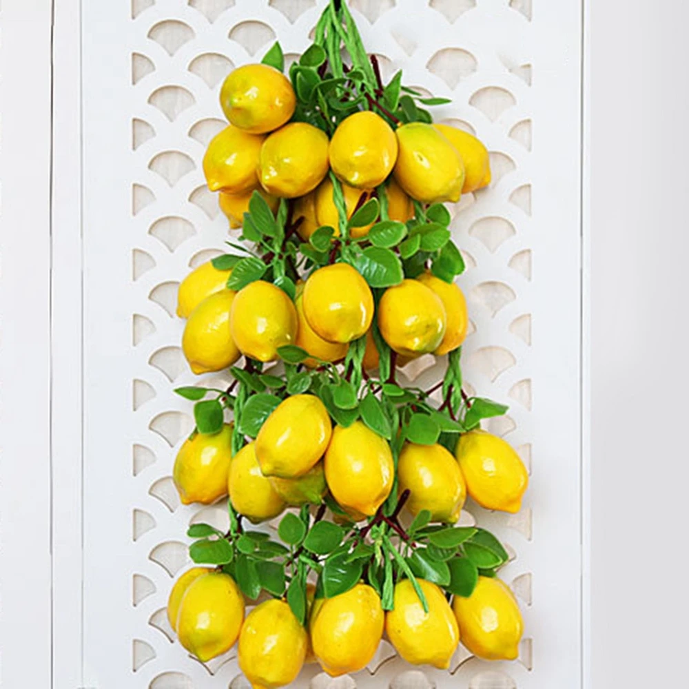 Espuma para fiesta, decoración artesanal, plantas, frutas, verduras artificiales, frutas artificiales, verduras falsas, decoración de pared