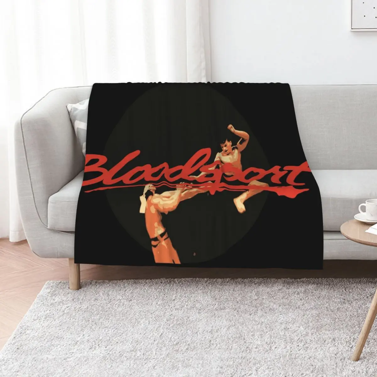 

Bloodsport Throw Blanket Warm Plush Fuzzy Blanket for Living Room