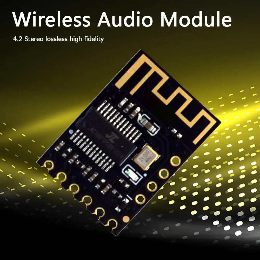 

Bluetooth-compatible Audio Receiver Board Low Power Consumption Bluetooth-compatible 4.2 Stereo Music Decoder Module