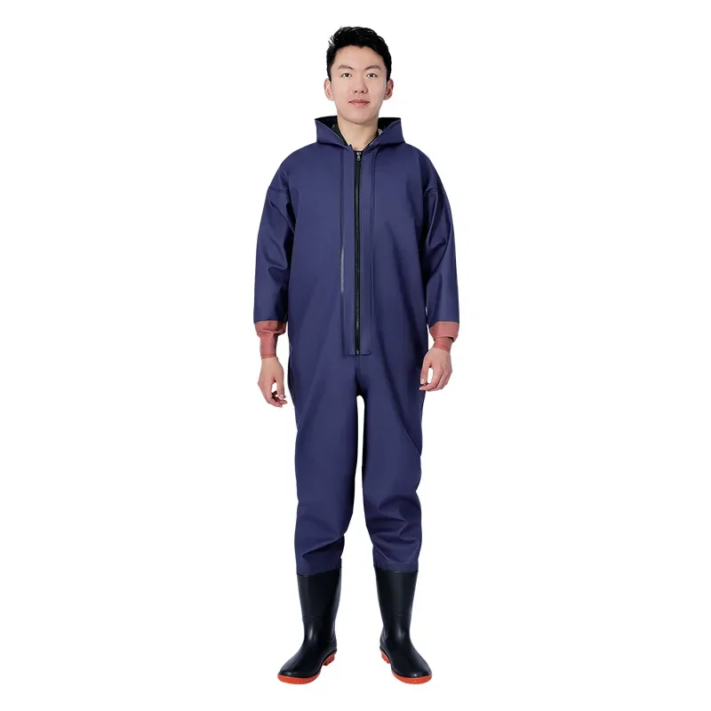 Waterproof Jumpsuit Winter Fishing Glove Clothing Rain Shoes Rain Pants Lotus Root Digging낚시복 Shoes  Boots