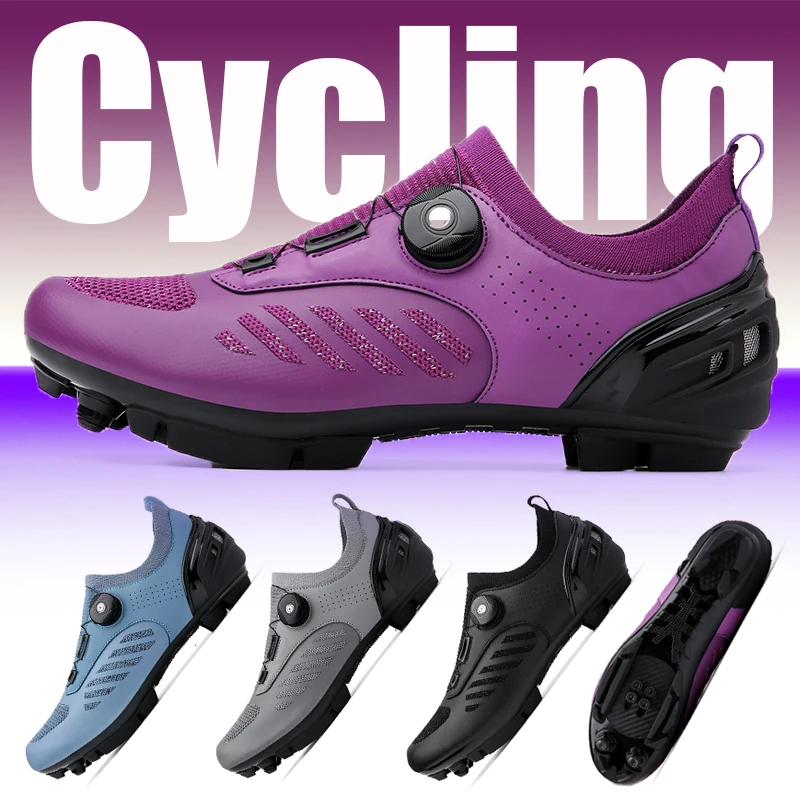 

Men's mountain bike shoes, high-quality wear-resistant and anti slip outdoor cycling shoes, women's bicycle sports shoes