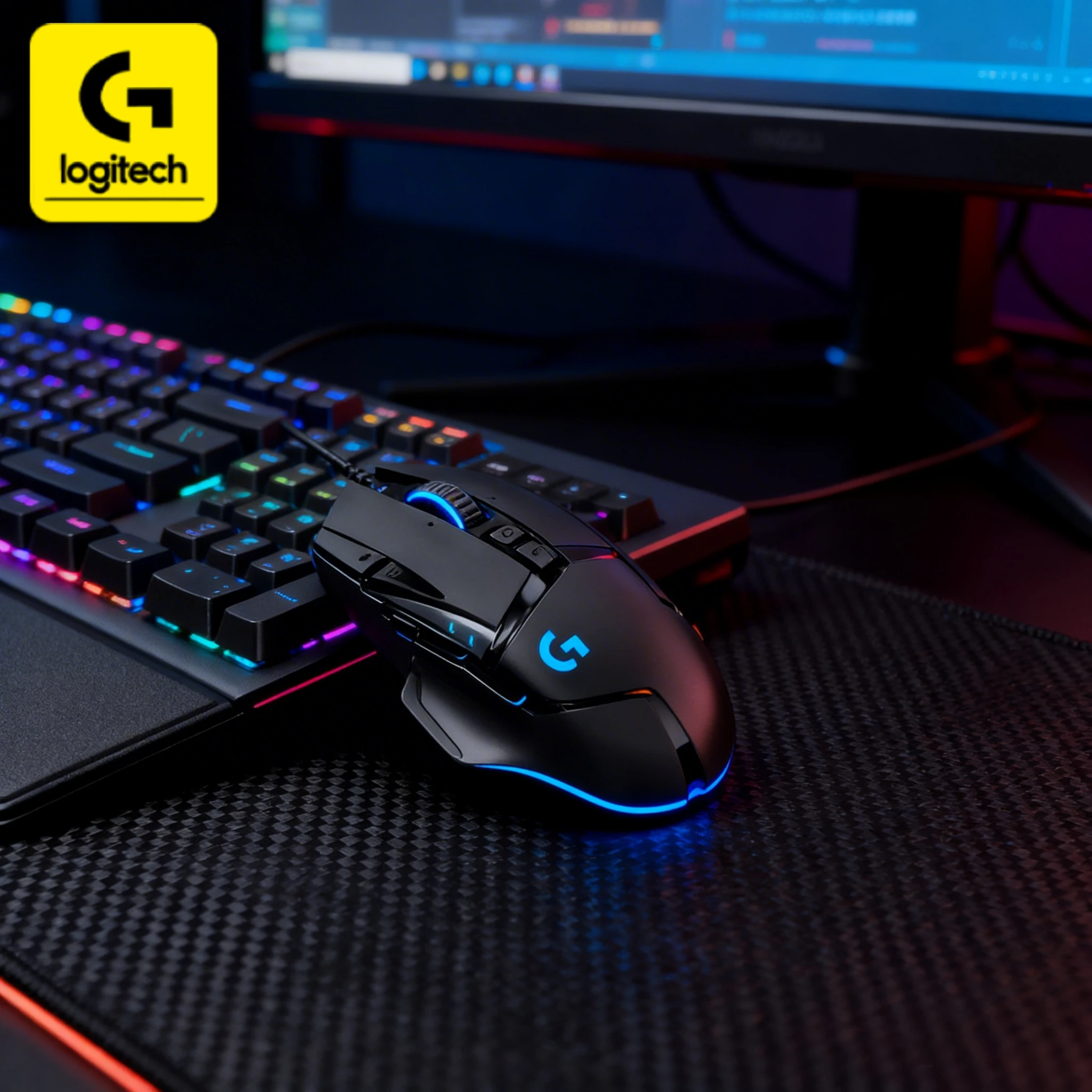 

Игровые периферийные устройства Logitech G502/G402/G203 HERO с RGB-подсветкой, настройками макросов и разрешением 25600 DPI