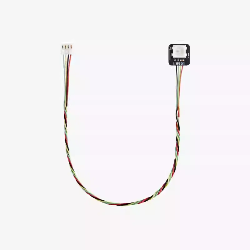 ل Bambulab CyberBrick WS2812 RGBW LED ضوء مجلس IDC0.8 4-Pin (2 قطعة) صانع الكنز الإبداعية ثلاثية الأبعاد المطبوعة نموذج مكونات